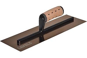 Drywall Hand Trowel, 14-Inches, Flat Blade - LEVEL5 | Pro-Grade | Triple-Hardened Stainless Steel Construction | High-Impact 