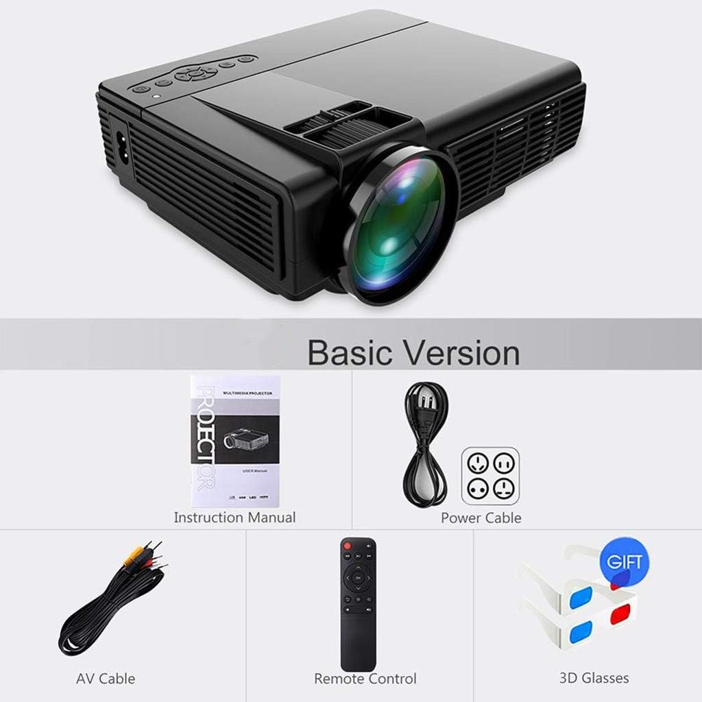 WHLDCD Proyector Potente Mini proyector Q5 Full HD 1080P Proyector ...