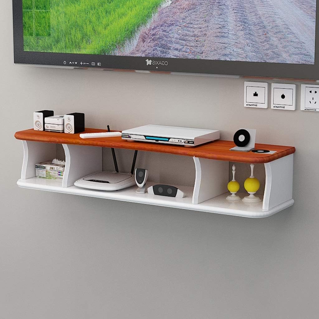 Etagère Murale Etagère Flottante Meuble de télévision Mural Console de Jeu multimédia Etagère de