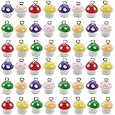 Sailanzi 48pcs Resin Star Mushroom Set Series Pendant Jewelry Making DIY Keychain Earrings Pendant Various Design Charms for Jewelry Making Bracelets Necklace (SN152)