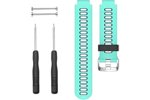 MAALYA 22MM Silicone Watchband Strap for Garmin Forerunner 220 230 235 620 630 735XT GPS Sports Watch Strap With Pins & Tools