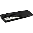 HQRP Elastic Dust Cover w/Bag compatible with Yamaha YPG-235 DGX-230 PSR-EW400 Motif XF6 MOXF6 Tyros5-61 PSR-EW300 YPT-220 YPT-230 NP-V80 Electronic Keyboards Digital Pianos