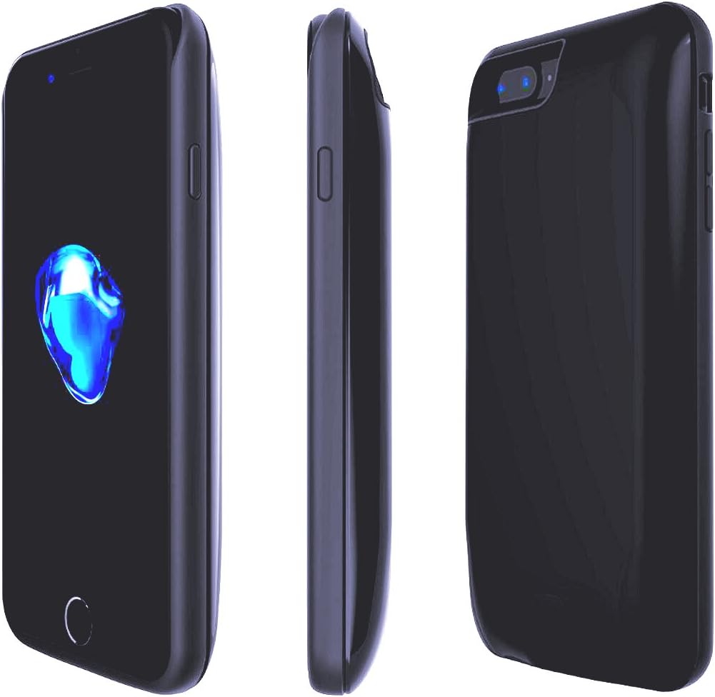 ChicCosmo iPhone 7 iPhone 8 Battery Case by 5200mAh Charging Case (4.7 inch) Portable Charger Case Backup Power Bank Case Rechargeable Extended Case Juice Bank (Black)
