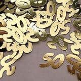 50 Gold Confetti