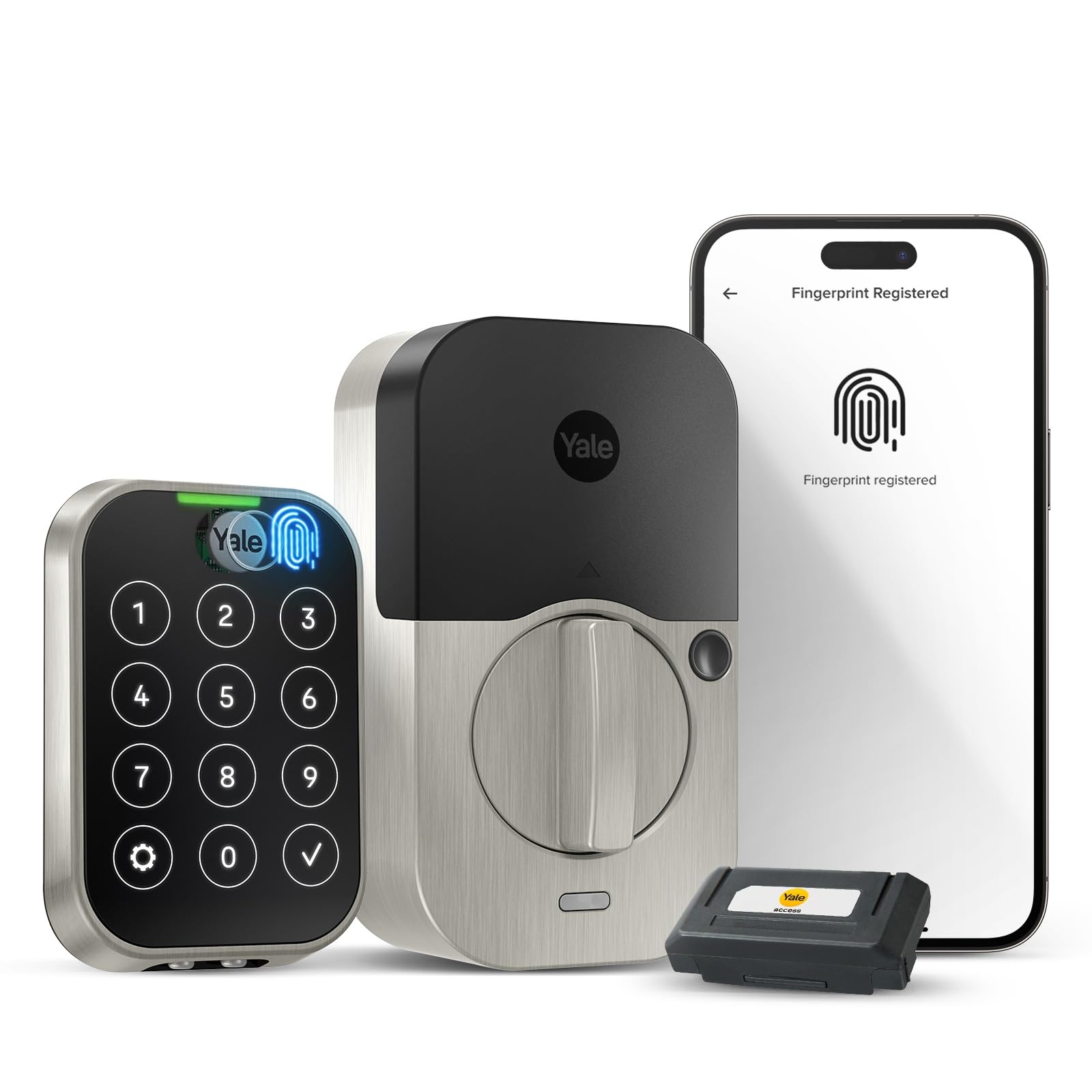 Yale Assure Lock 2 Touch Deadbolt, Satin Nickel