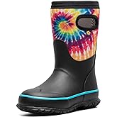 BOGS Grasp Kids Waterproof Rain Boots – Insulated for Winter, Snow & Mud with Easy Pull-On Handles for Toddlers, Boys & Girls, All-Weather Protection