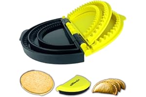 All Size Tortilla Sealer-Removable & Adjustable Crust 6"-8''-10" Crimper Maker for Burritos,Tortilla, Quesadillas,Sandwiches,