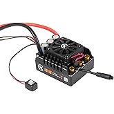 XC E6 Sensored Brushless ESC for RC Car, 3-8S Lipo,200A Continuous Current,8-25A 6.0/7.4/8.4V BEC,Efficient Protection,Support Turbo Timing and APP Control, Applicable to 1/6、1/7