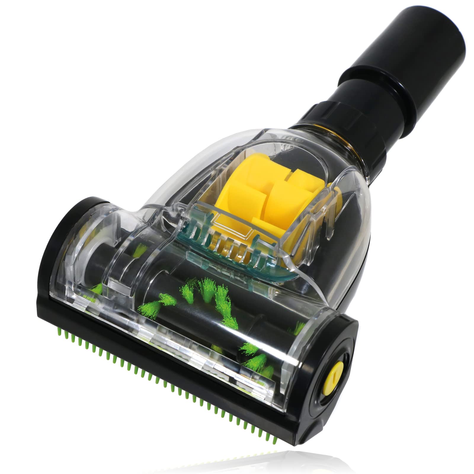 SPARES2GO Pet Brush Curtains & Upholstery Mini Turbo Tool for Shark Vacuum Cleaners (35mm)