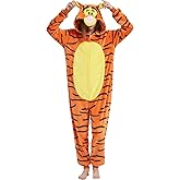 Yemnut Snug Fit Adult Unisex Onesie Cosplay Costume,One Piece Pajama Halloween Homewear Suit for Women and Men