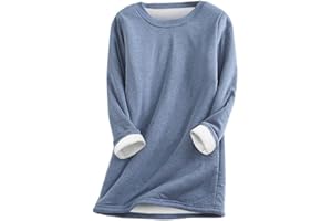 2023 Womens Oversized Sweatshirts Fleece Crew Neck Pullover Winter Basic Tops Casual Comfy Sweaters Fashion Clothes 2023