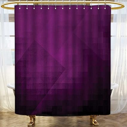 Amazon Com Anhounine Eggplant Fabric Shower Curtains Abstract