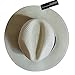MAISON DE COCO Unisex Adjustable Sized Panama Straw Hat - Summer Wide Straw Fedora Hat-NTBK