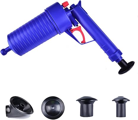 Amazon パイプクリーナー 加圧式 パイプレスキュー ４種類の吸引ヘッド 洗面台 浴槽 排水口 排水管 パイプ つまり解消 疏通ツール 台所 洗面台 トイレ 様々な場所に使用可能 排水口 パイプブラシ オンライン通販