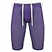 FEESHOW Men's Workout Gym Sports Fitness Running Tights Shorts Pants (Purple, M)