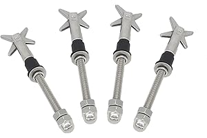 NOVSINO Toggle Anchor Bolts, Hollow Wall Anchors 304 Stainless Steel Scissors Type Heavy Duty X Anchor M10x180mm, Pack of 4