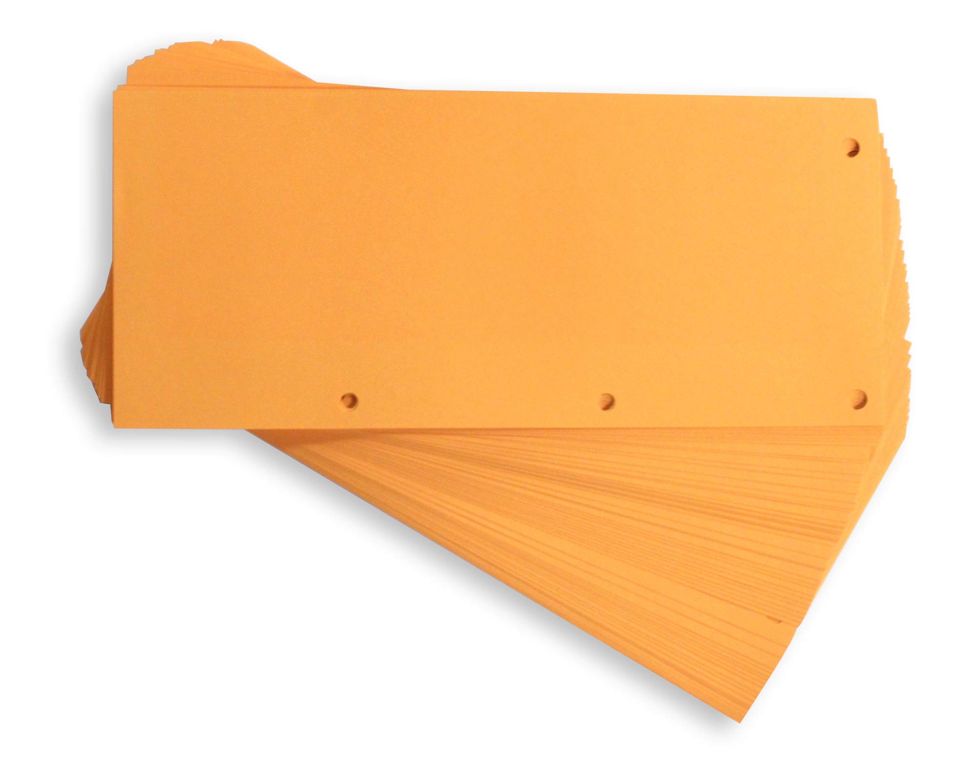 Elba Duo 400014013 Strips, 24 x 10.5 cm, 160 g/m² Card Pack of 60, Orange