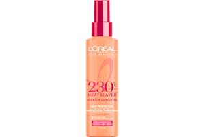 L'Oréal Paris Hair Expertise Dream Lengths Heat Slayer Hair Treatment, Heat Protectant Spray for Hair, Leave-In Against Frizz