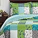 Royal Tradition Rebekah Reversible Coverlets, California King Over-Sized 3pc Quilt Set (110-Inch Wide x 96-Inch Long) Lightweight Bedspread
