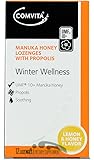 Comvita Manuka Honey Lozenges, Natural Health Supplement, Lemon & Honey, 12 Ct