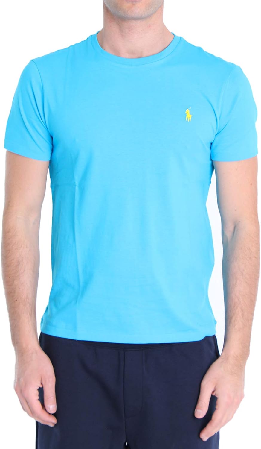 Polo Ralph Lauren Mod. 710671438 TShirt Rundhals Custom Slim Fit Herren Blau M Amazon.de Polo Ralph Lauren Mod. 710671438 TShirt Rundhals Custom Slim Fit Herren Blau M Amazon.de