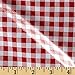 Oilcloth International Oilcloth Gingham Red Fabric By The Yard