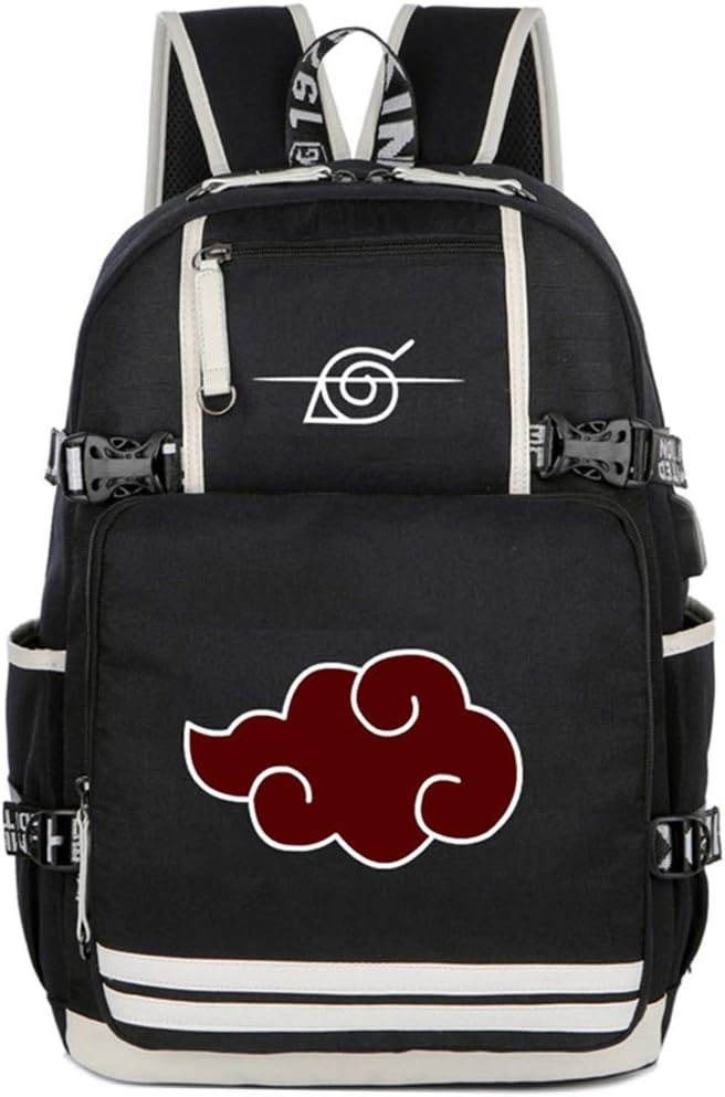 Naruto Anime Backpack with USB Charging Port Laptop Shoulder School Bag 25
