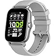 Amazfit GTS 2 Smart Watch for Men Android iPhone, Fitness Watch with GPS, Make Answer Bluetooth Phone Call, ALEXA Built-in, Blood Oxygen Heart Rate Sleep Tracker, 5 ATM Water Resistant, Grey