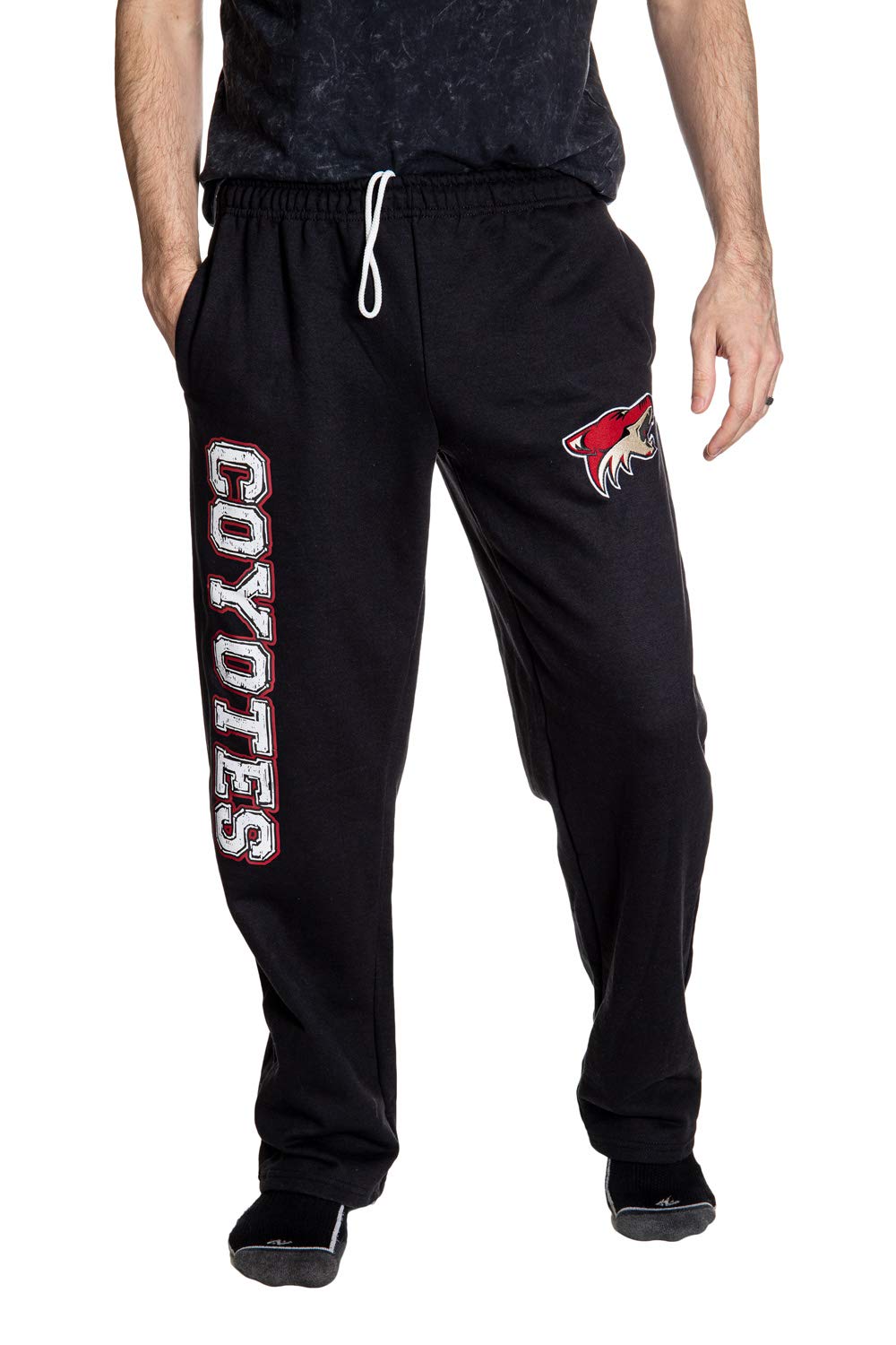 NHL Men's Premium Fleece Official Team Sweatpants (Arizona Coyotes, Small) Image