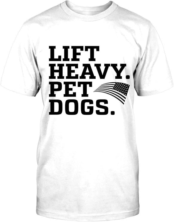 DGshirt Hombre's Lift Heavy Pet Dogs Gym Tshirt for Weightlifters Amazon.es Ropa y accesorios