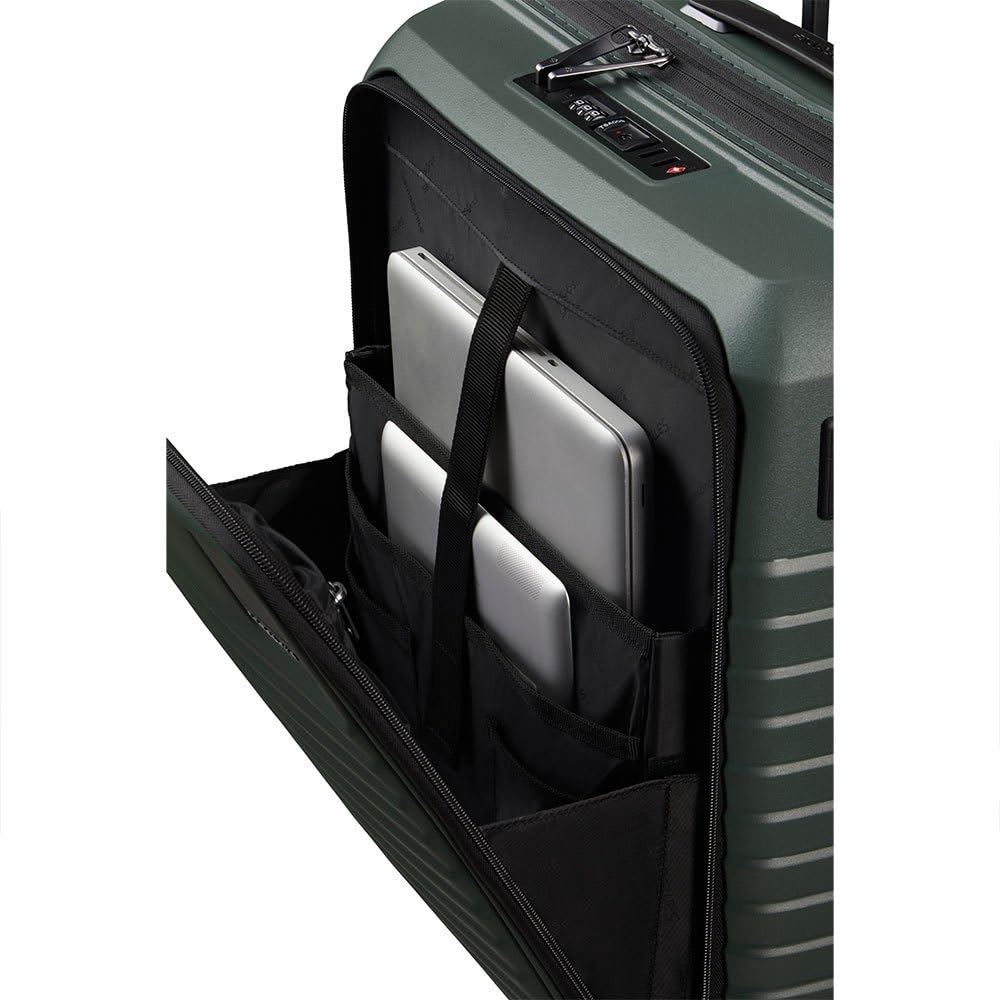 Samsonite Intuo - Spinner S, Erweiterbarer Handgepäck, 55 cm, 42/48 L, Grün (Olive Green) 7