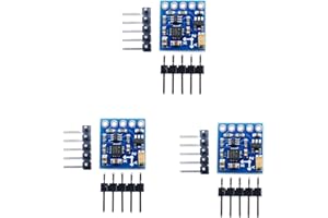 FORIOT 3Pcs GY-271 Triple Axis Compass Magnetometer Sensor Module QMC5883L Electronic Compass Module(Electronic Integrated Circuits)