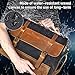 NEWHEY Mens Messenger Bag Waterproof Canvas Leather Computer Laptop Bag 15.6 Inch Briefcase Case Vintage Retro Waxed Canvas Genuine Leather Large Satchel Shoulder Bag College Grey
