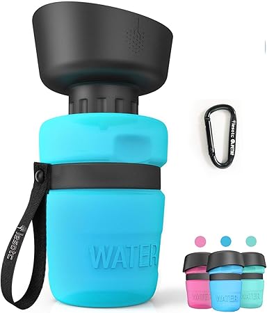 dog travel water bowl bottle