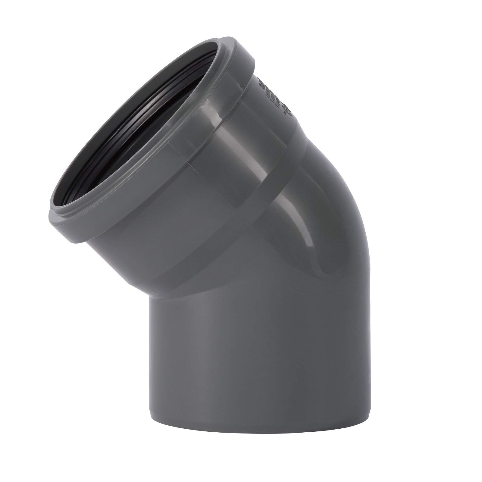 Ostendorf HTsafe Elbow 45 Degree DN 110 mm HT Pipe Grey DN 110 45 Degree