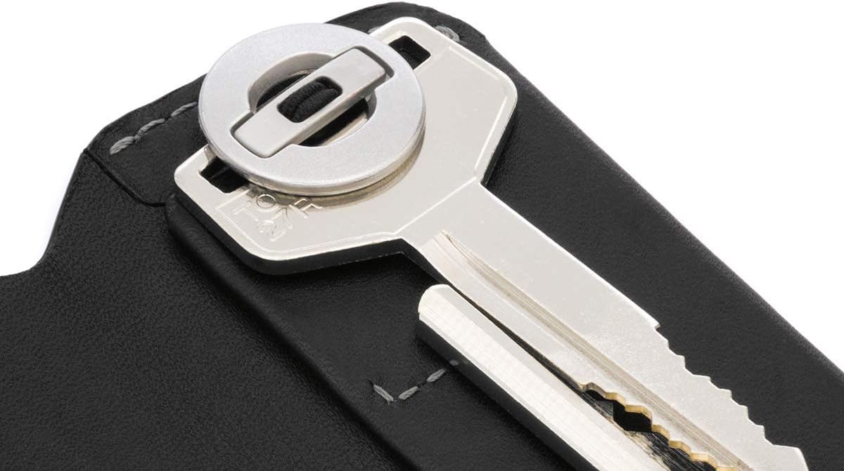 Bellroy Key Cover Plus 2nd Edition (Leather Bifold Key Organizer) - Black: Office Products