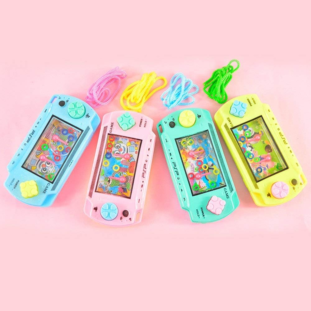 Unitedheart Cultivate Kid Thinking Ability Toys Water Ring Toss Child Handheld Game Machine Parent-Child Interactive Game Toys Spray Water Toilet Closestool