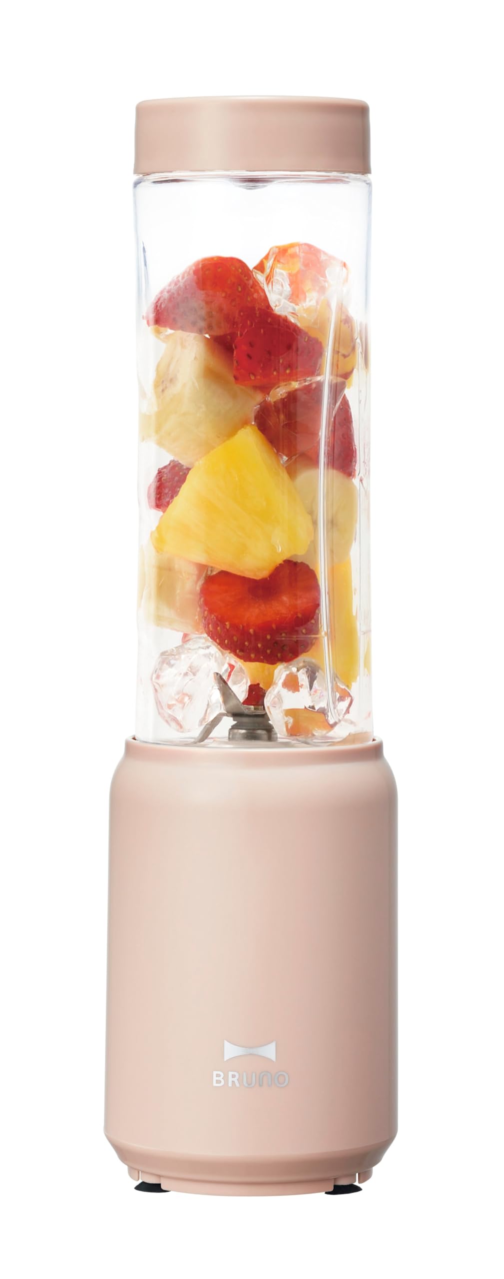 Bruno BOE073-PBE Mini Blender Bottle, Breaks Ice, Great Gift, Smoothy, Compact, 9.5 fl oz (280 ml), Stylish, Cute, Pink