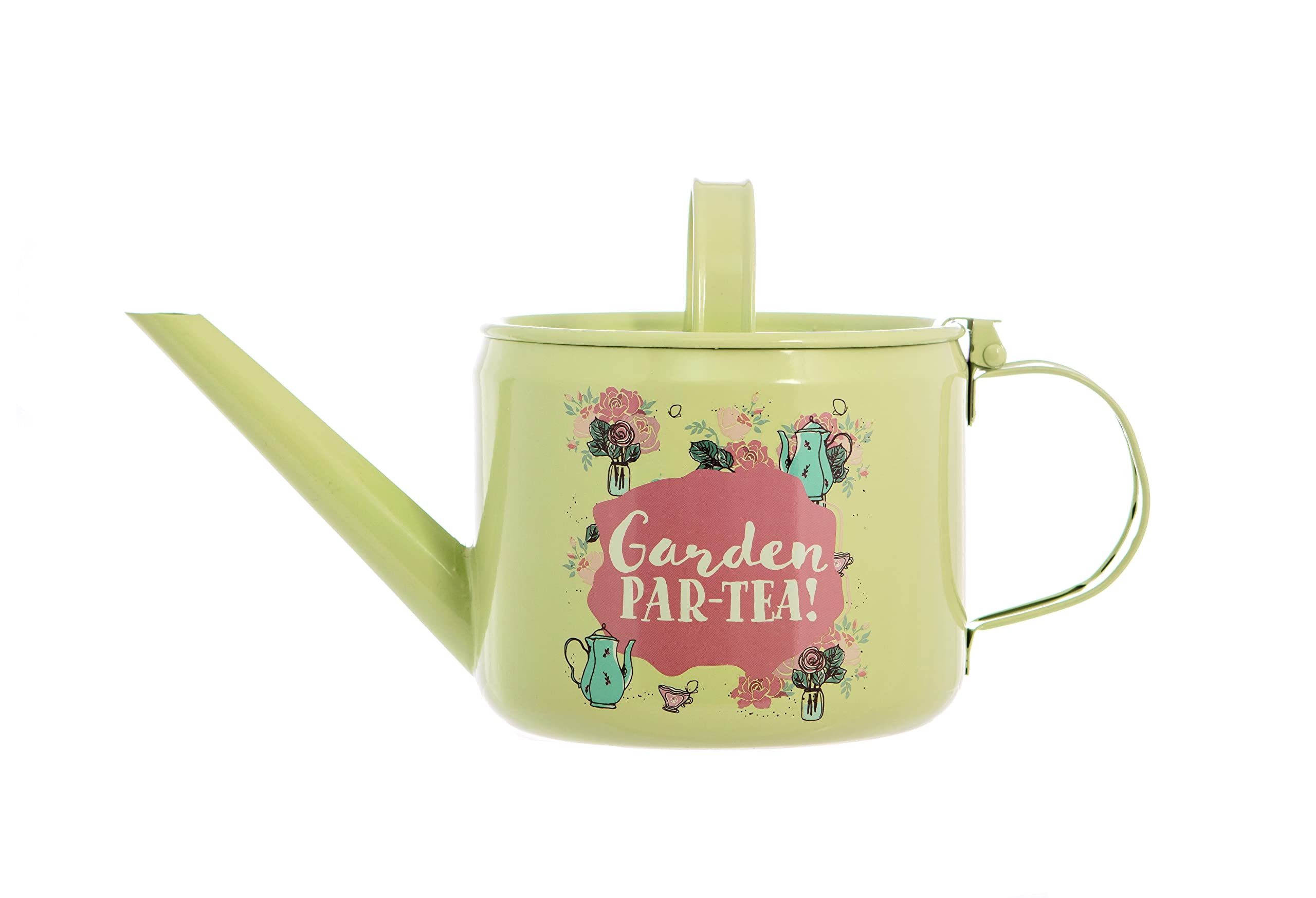 Boxer Gifts 'Garden Par-Tea' Watering Can Teapot | Novelty Gardening Gifts for Women On Mother's Day, Christmas Or Birthdays | Fun Gardener Accessories, Green