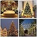 LUCKLED 66ft 200 LED Christmas Starry String Lights Dimmable with Remote, Waterproof Decorative Copper Wire Lights Lighting for Home, Garden, Bedroom, Patio, Wedding and Party Decorations (Warm White)