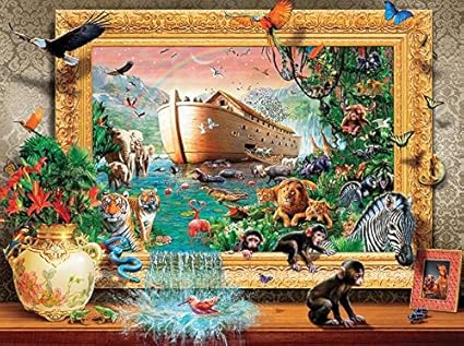 Ceaco Coming to Life - Noahs Arc Framed Puzzle (1000 Piece)