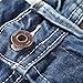 Stunner Men's Spring Summer Slim Ripped Broken Hole Jeans Pants CN Blue 36
