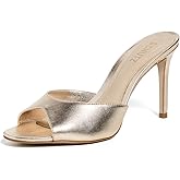 SCHUTZ Women's Cloe Heel Sandals, Platina, 5 Medium US