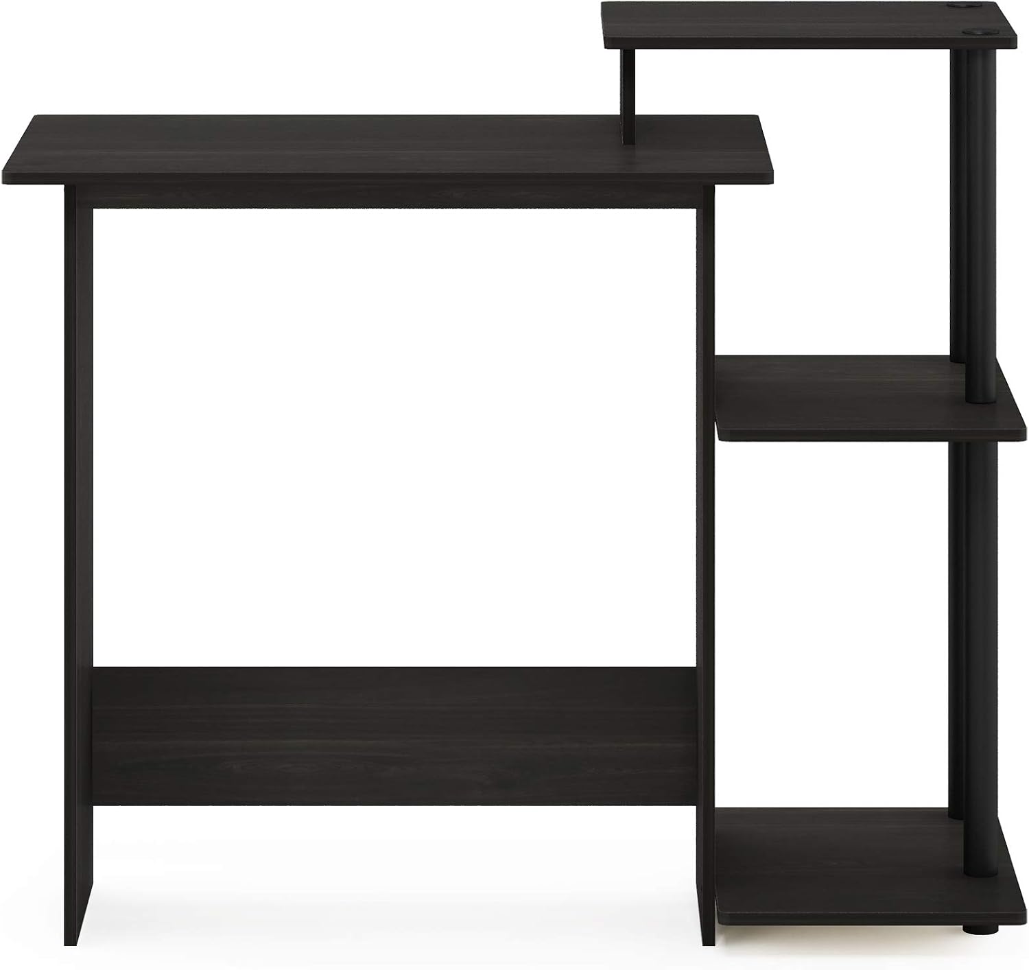 Furinno EFFICIENT Desk, Gaming Desk, with 3 Open Side Shelves - Image 4