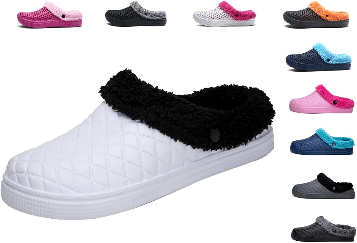 fur lined garden clogs