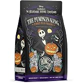 Bones Coffee Company The Nightmare Before Christmas Pumpkin King Flavored Coffee Beans, Whole Bean Coffee Medium Roast Low Acid, Pumpkin Pecan Praline Flavor (12 oz)