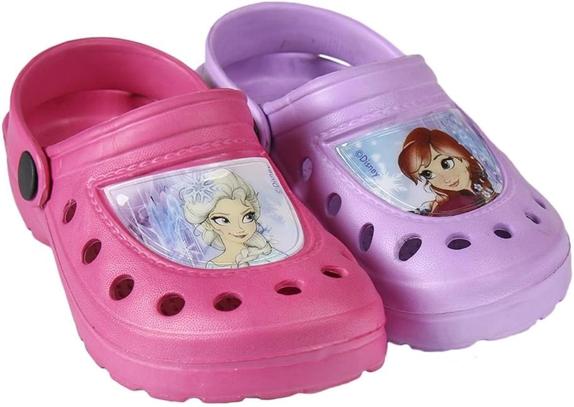 takestop® Ciabatte Crocs Pantofole Mare Gomma Antiscivolo Frozen 2 Elsa  Principessa Inverno Disney Cartone Animato Piscina Mare Bambina Unisex  Scarpe farmaki.gr
