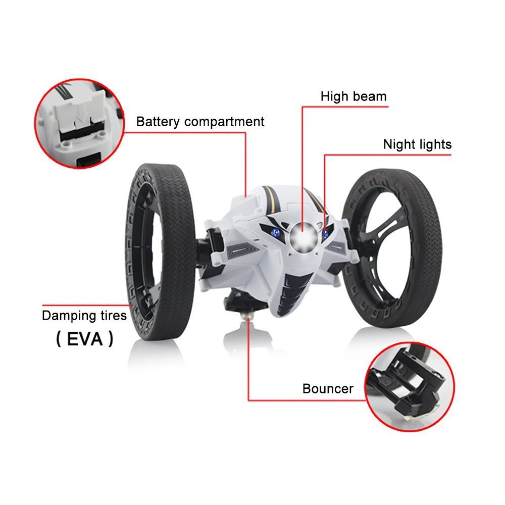 PowerLead 2.4GHz telecomando senza fili di prodezza di rimbalzo del giocattolo di salto giocattolo di RC Auto Bounce