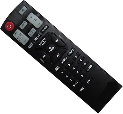 lg sound system remote control