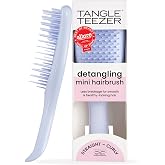 Tangle Teezer Ultimate Detangler Mini Hair Brush, Digital Lavender | Travel-size brush with patented two-tier teeth; on-the-g
